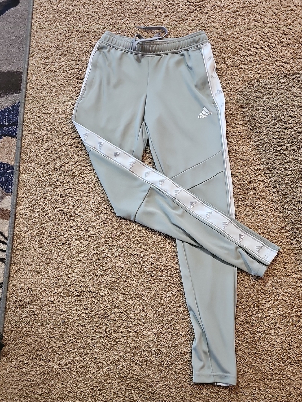 adidas Joggers with White Side Stripes